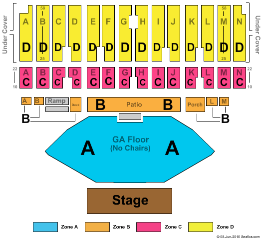 Minnesota State Fair Grandstand Full House Ga Floor Zone Seating Chart